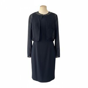 Talbots 100% Silk Dress & Jacket Set – Size 6